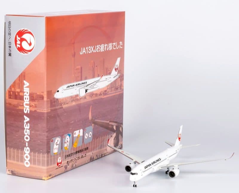 お疲れ様でしたJA13XJ JAL A350 1/400記念モデル - メルカリ