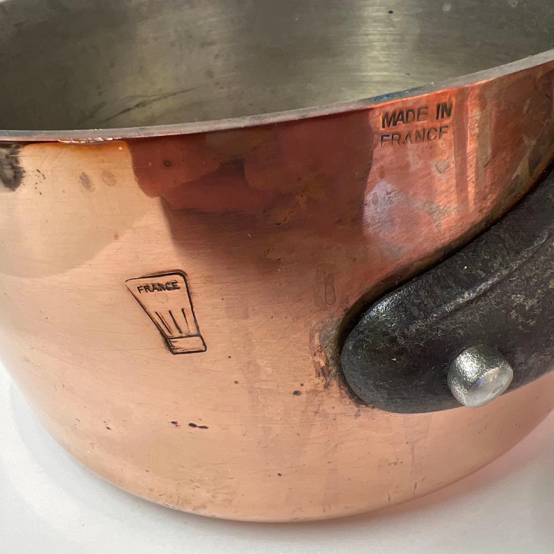 フランス製　銅鍋　18.5cm