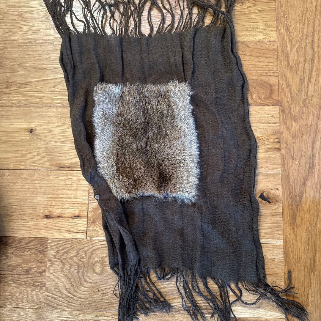 専用eb.a.gos エバゴス ブライドルシリーズ ラビットファー2本編み