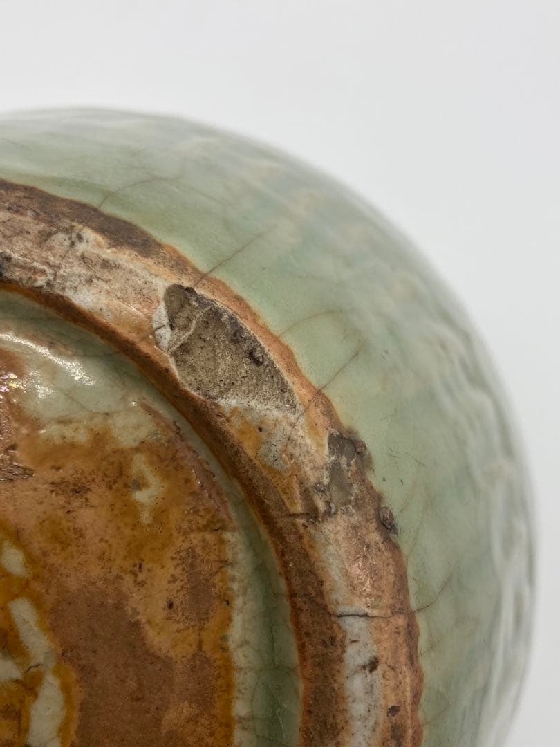 中国 元時代 龍泉窯 七観青磁 共箱 送料込み1101 - メルカリ