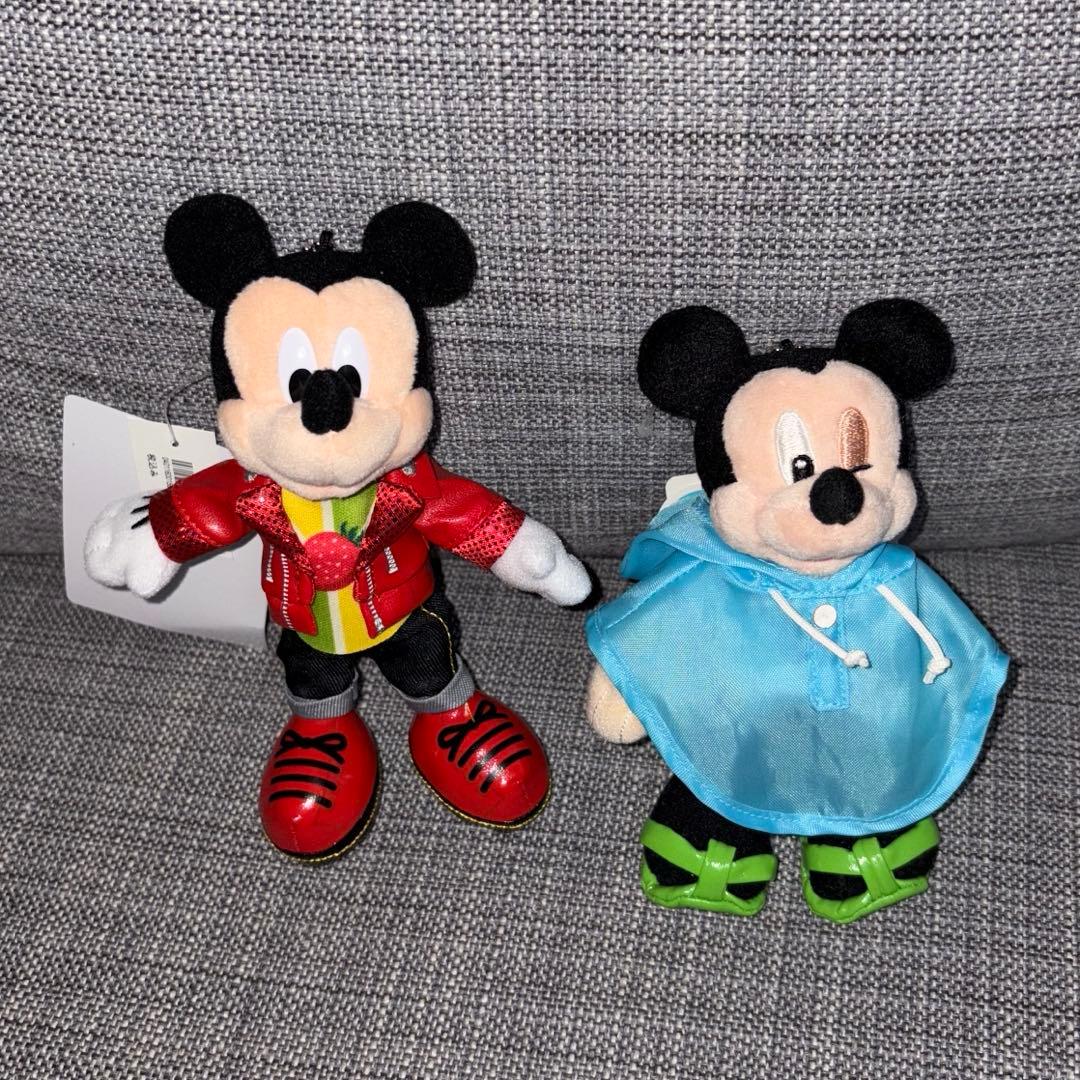 ディズニーリゾート TDR ミッキー ぬいぐるみバッジ ぬいば 12体セット