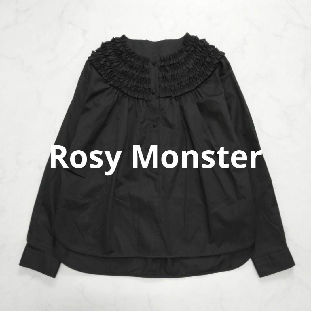 新品タグ付き Rosy Monster ミニフリルブラウス ブラック - メルカリ