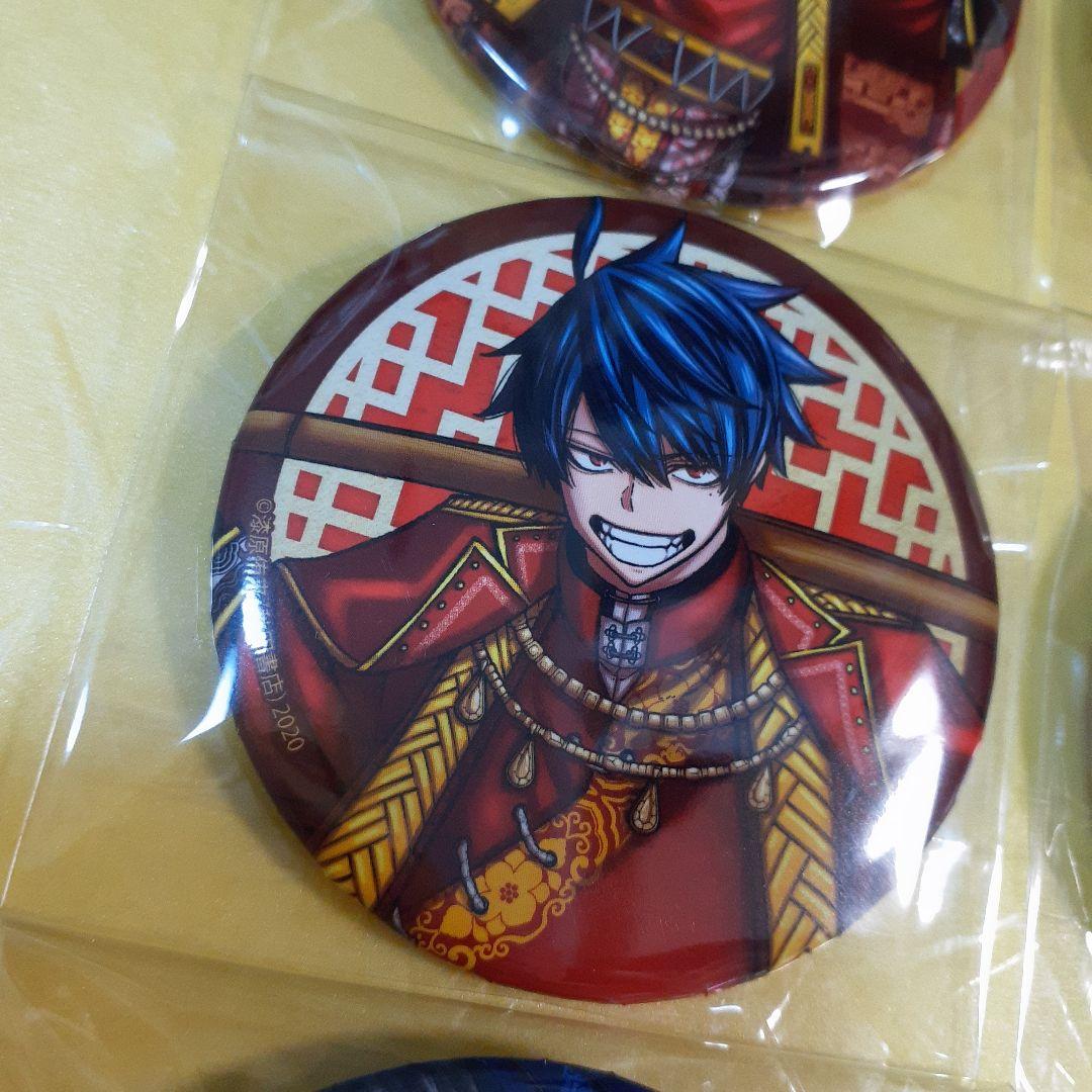 桃源暗鬼 TSUTAYA限定品 公式イラスト 缶バッジ 一ノ瀬四季 合計6点