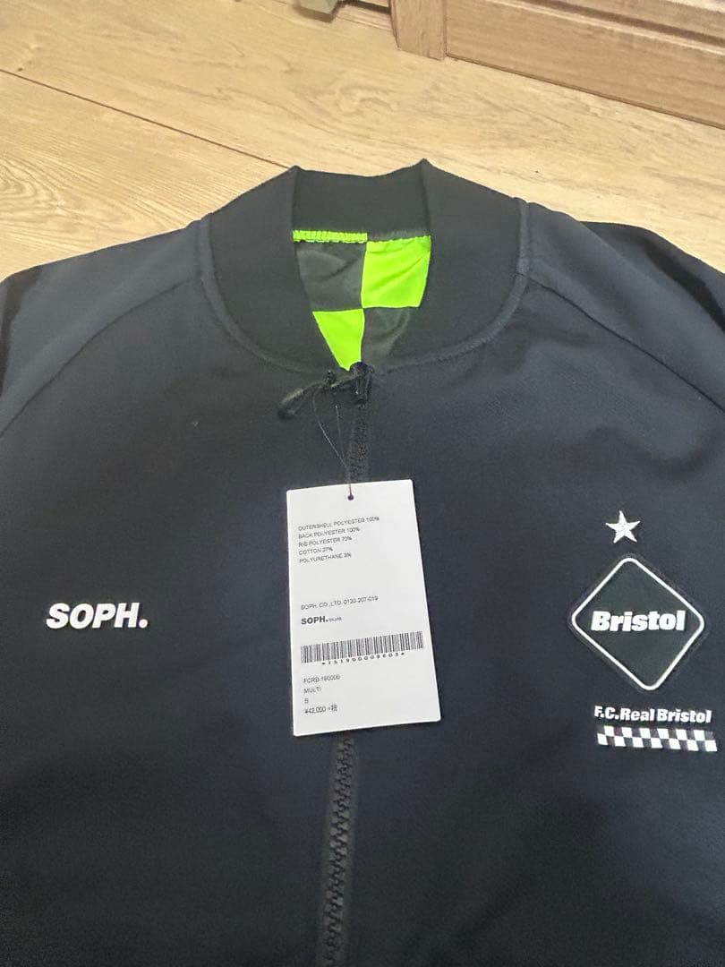 新品　定価46,200円　F.C.R.B. リバーシブルジャケット 送料込！F.C.R.B. REVERSIBLE PDK JACKET リバーシブル 黒 S (F.C.Real