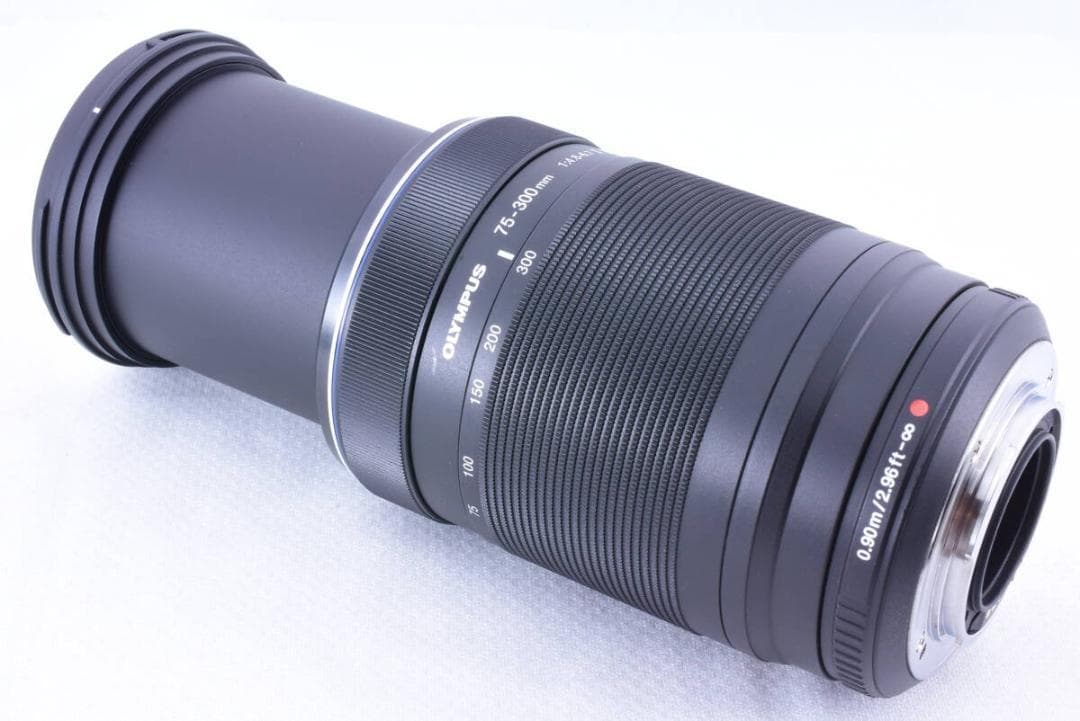 【❄超望遠】オリンパス ED 75-300mm F4.8-6.7 II ブラック