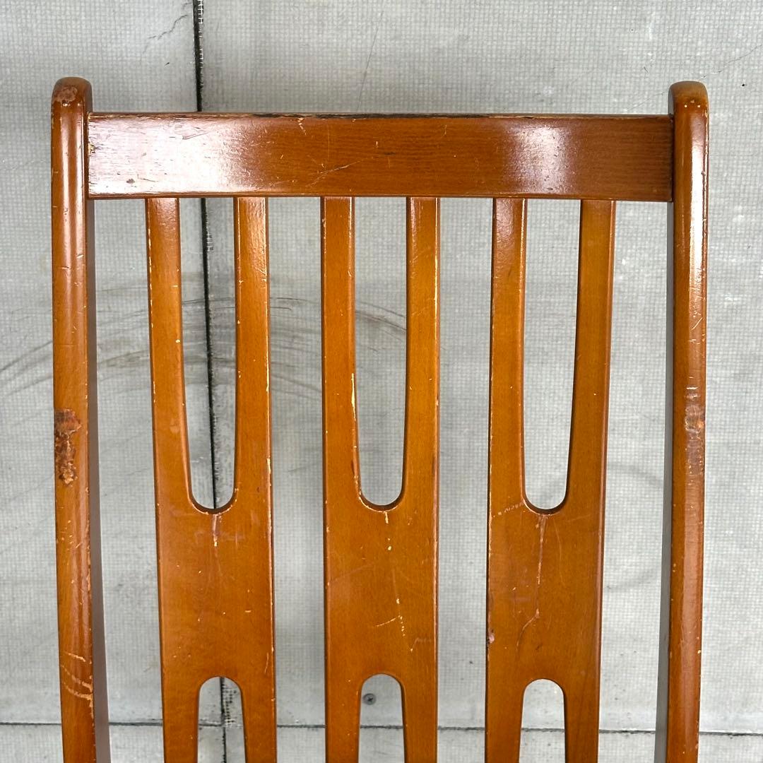 ✦昭和レトロ✦ karimokuカリモク 旧カタカナロゴ ダイニングチェア