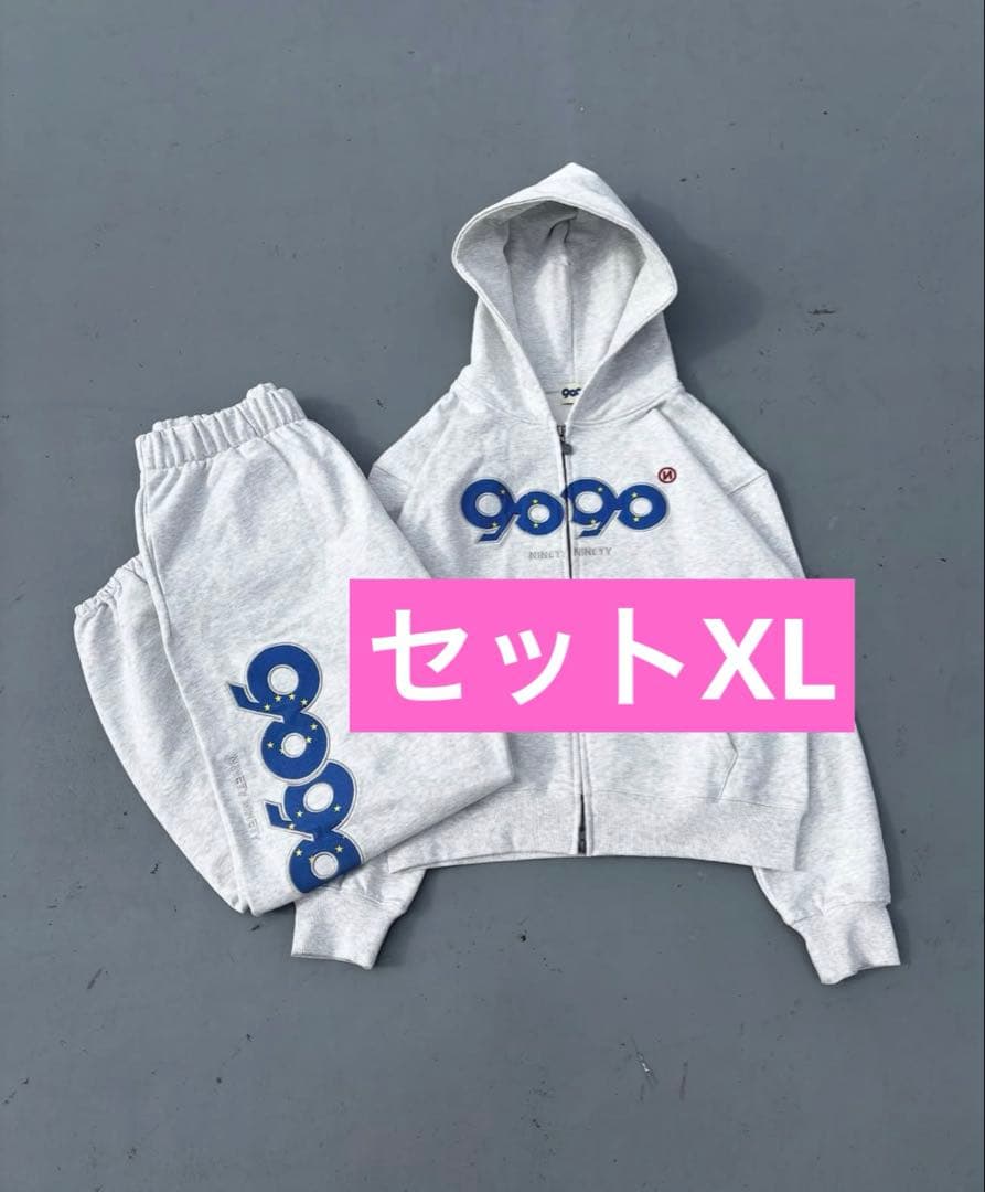 9090 OG Logo Assort Zipセットアップ heather XL - メルカリ