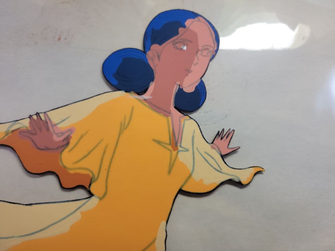 機動戦士ガンダム」セル画 ララァ・スン #34 欠番カット