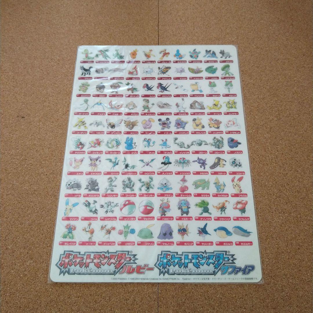 ポケットモンスター ルビーサファイア ポケモン 未開封 - メルカリ