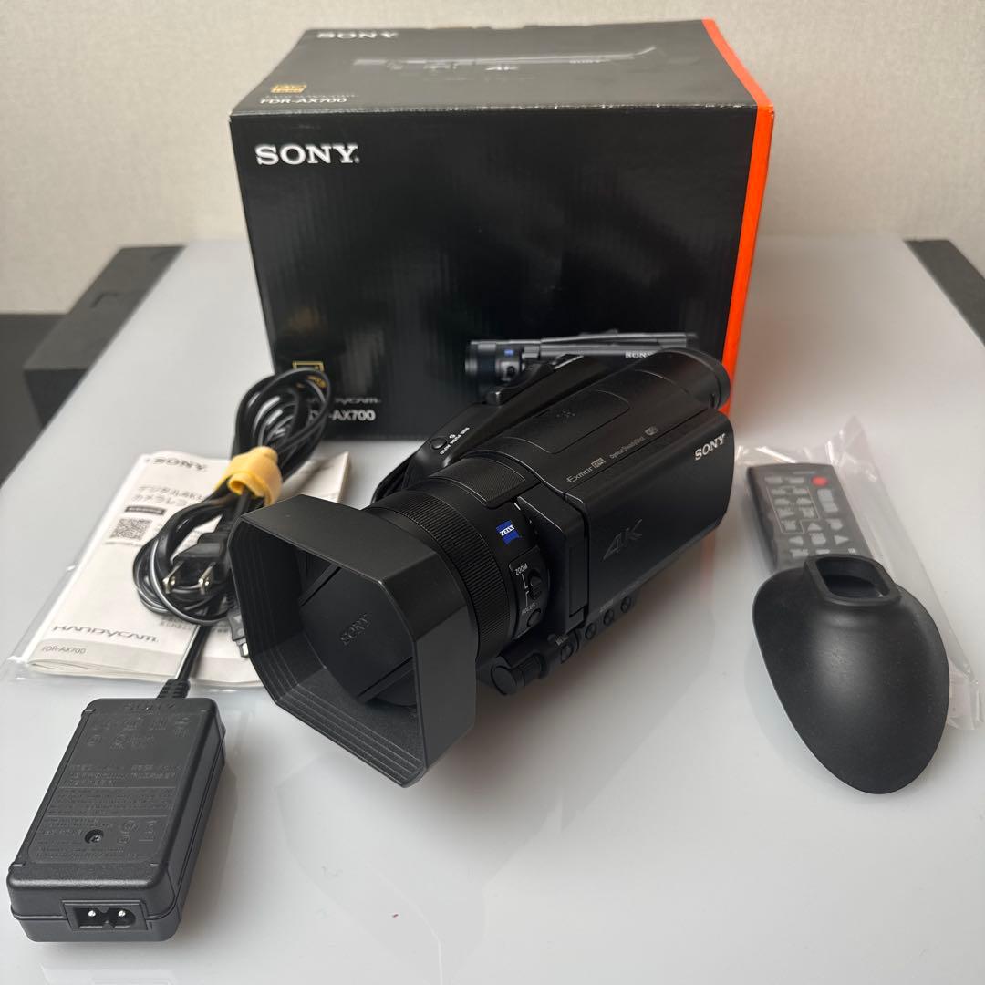 SONY FDR-AX700 4K ビデオカメラ 本体 Amazon.com : Sony FDRAX700/B FDR-AX700 4K HDR Camcorder, Black