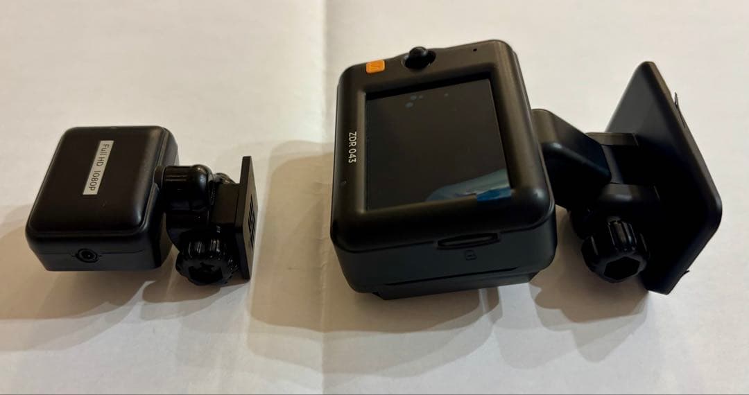 コムテック 前後2カメラ ドライブレコーダー ZDR043 Micro SDカード