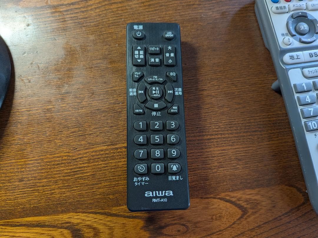 AIWAジェットストリームオーディオXR-BUX10 純正リモコンRMT-A10