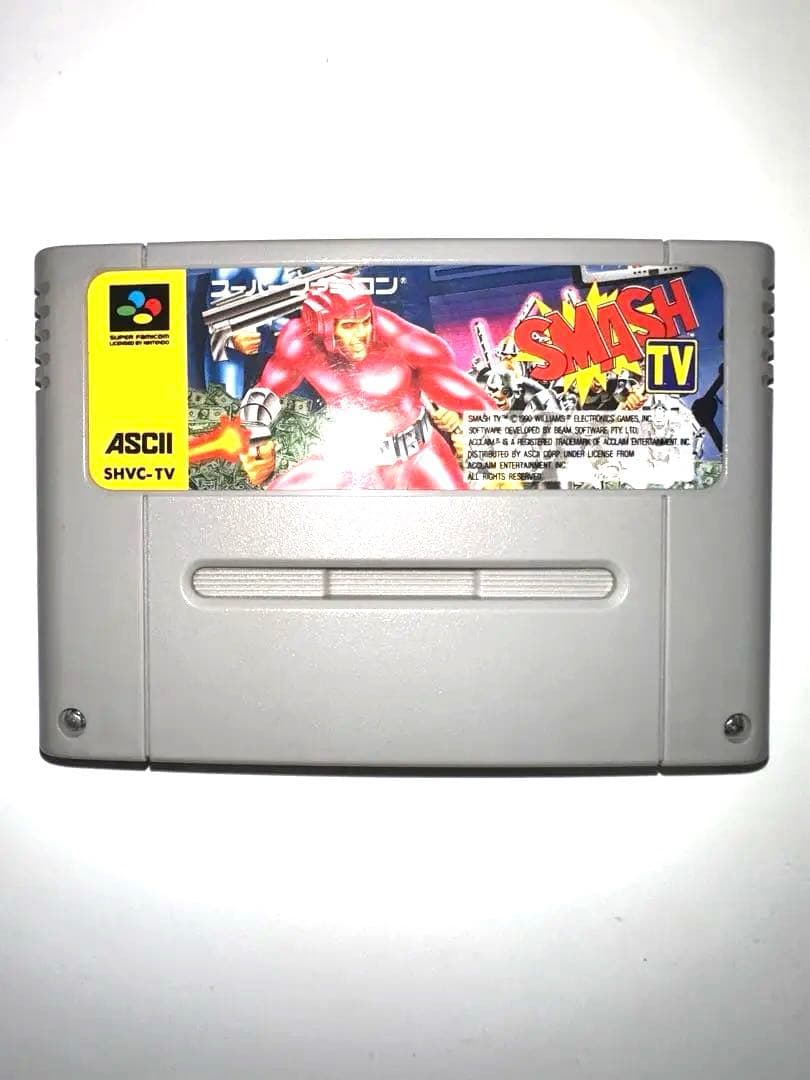 ソフトのみ smash tv スマッシュ スーパーファミコンソフト レトロ
