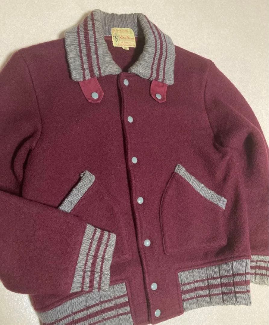 美品 90s 初期タグ Dry Bones ドライボーンズ ウール スタジャン