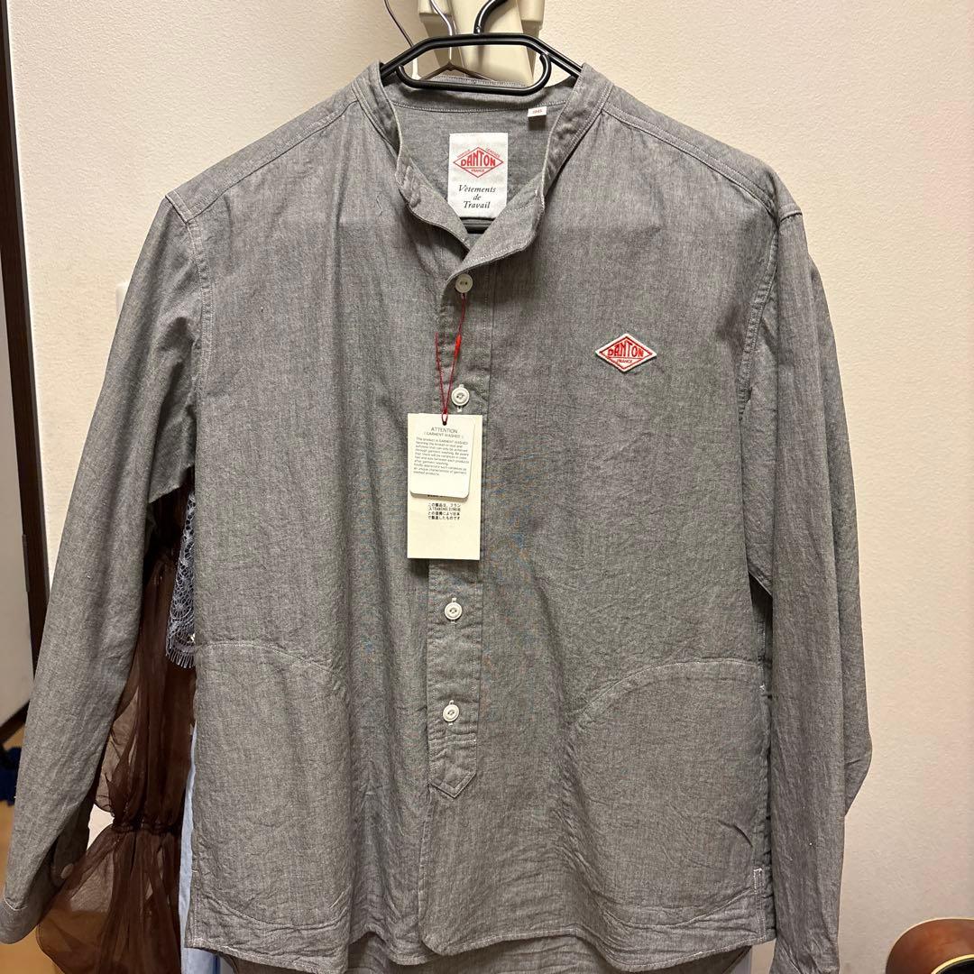 DANTON 長袖シャツ グレー 36 DANTON | 長袖シャツジャケット MEN（シャツ/ブラウス）｜DANTON