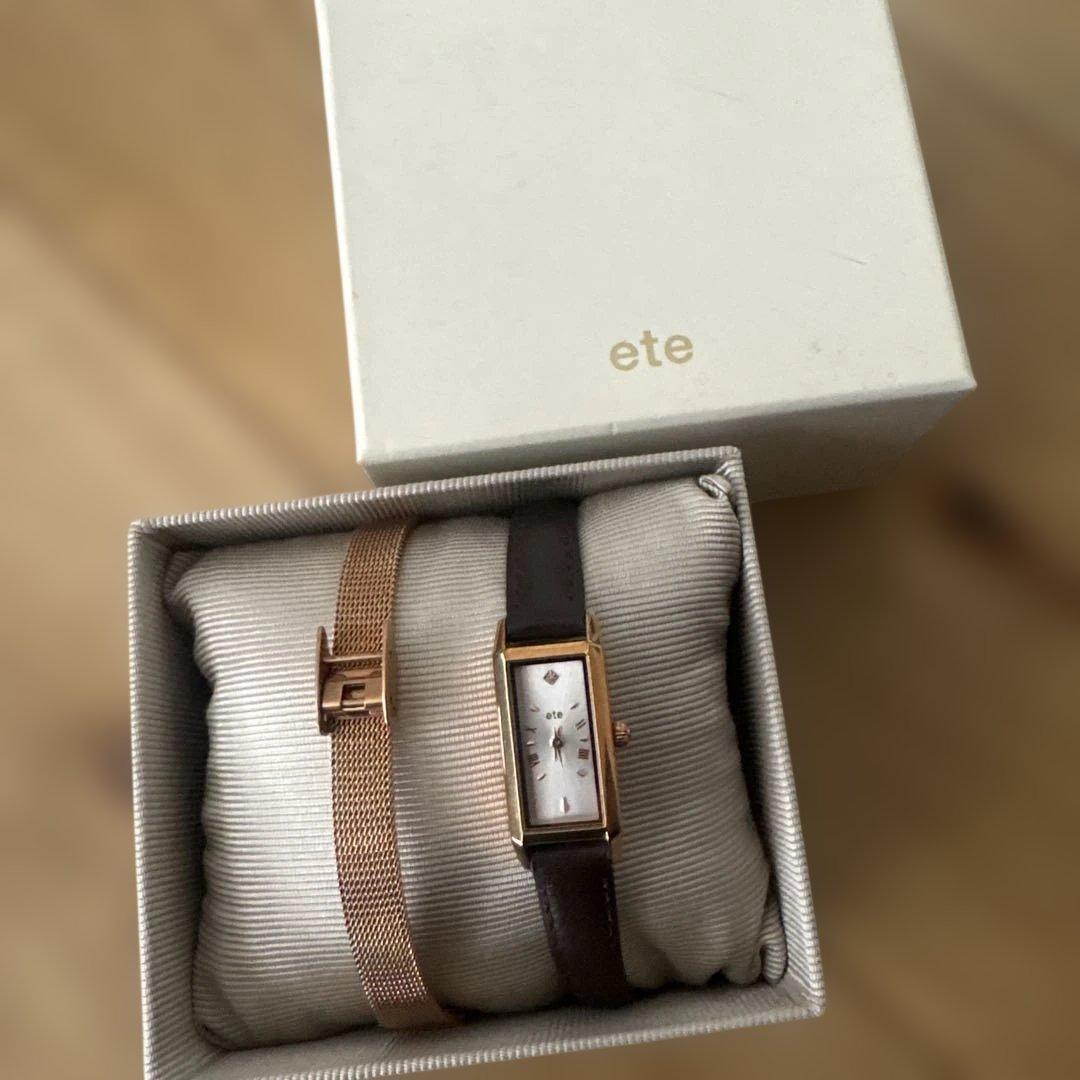 ete 時計 ブラウンレザー クリスマス限定 Watch（ウォッチ） ｜ 商品一覧 ｜ ete／ete bijoux | エテ