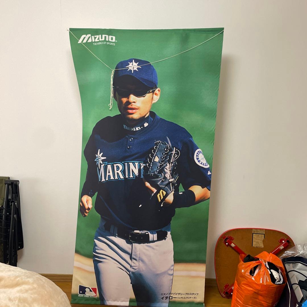 イチロー(シアトルマリナーズ)垂れ幕 予約 マリナーズ イチロー 永久欠番記念 インパクトジャージフレーム