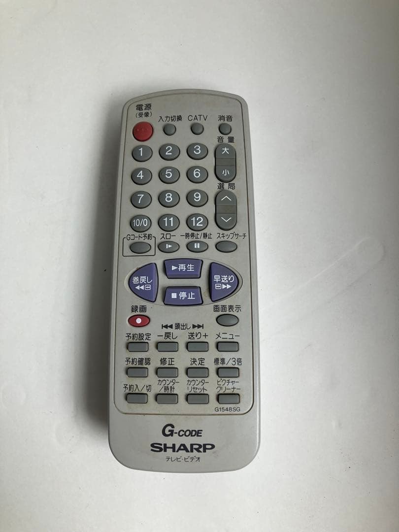 テレビデオ SHARP 15インチ VT-15FN1 リモコン 取扱い説明書付 | 激安