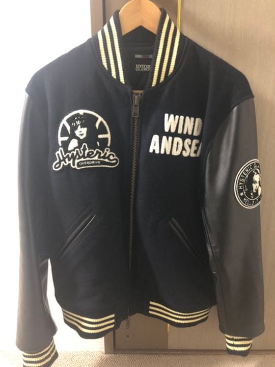 さんタクキムタク着 wind and sea xヒステリックグラマー スタジャン