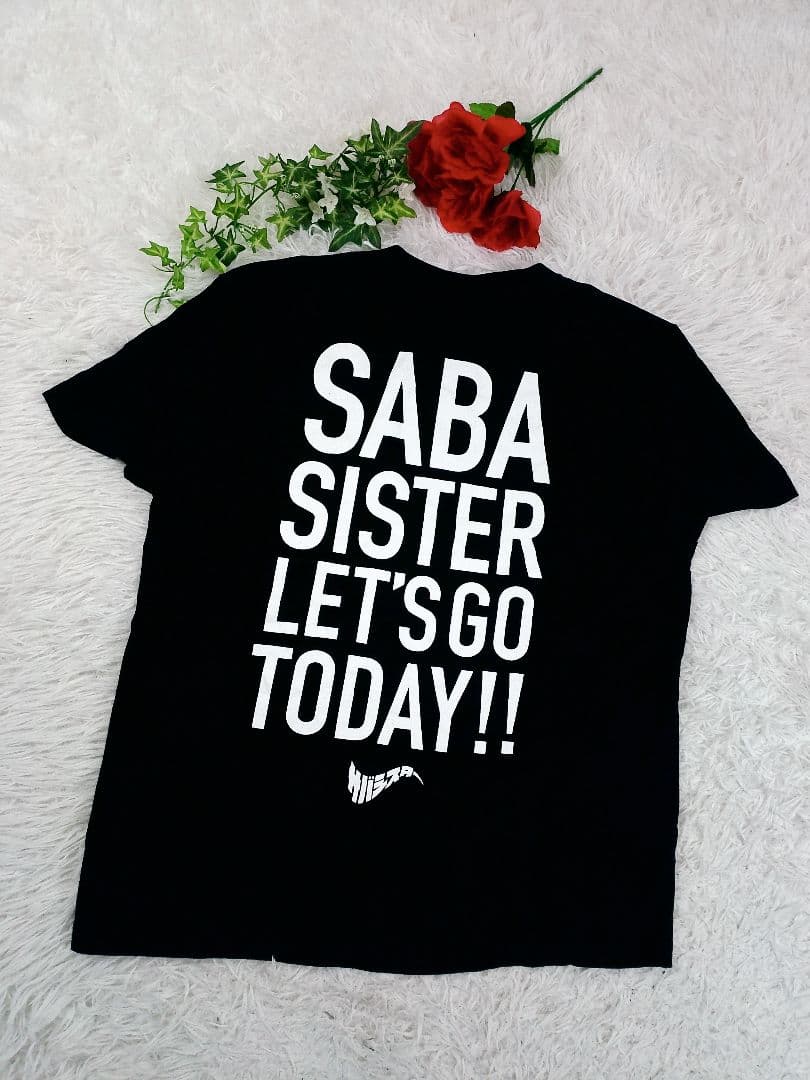 希少】サバシスター SABA SISTER 両面プリント Tシャツ クロ L - メルカリ