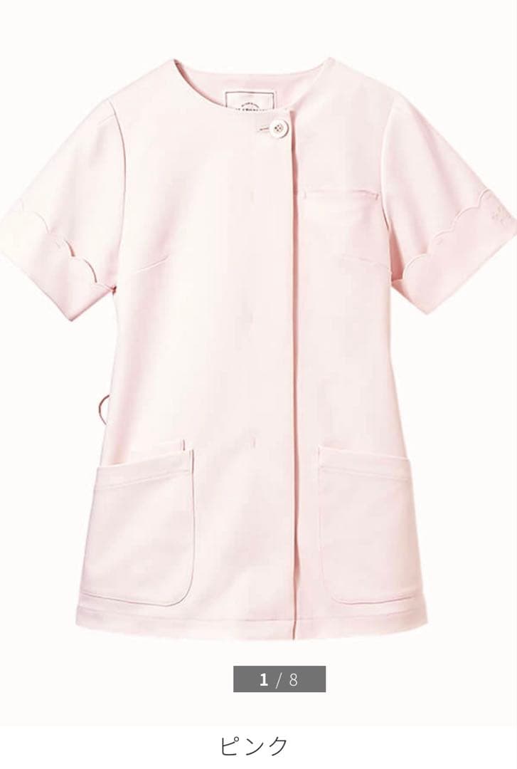 GELATO PIQUE ジェラートピケ　白衣　ピンク　M ジェラート ピケ&クラシコシリーズ | 白衣 スクラブ 聴診器ほか