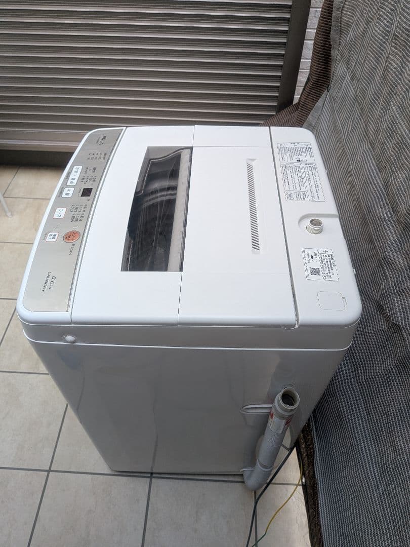 【送料込み】AQUA 全自動洗濯機 6.0kg 2019年製 AQW－S60G