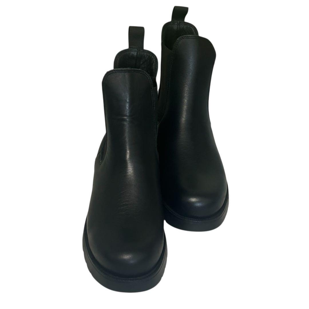 新品未使用 クレマン チェルシーブーツ サイドゴア ブラック 41 26.5cm