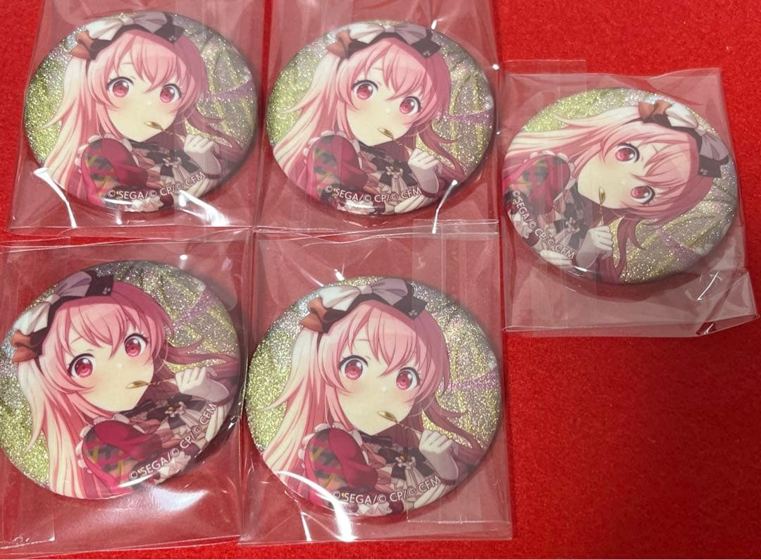 プロジェクトセカイ プロセカ 桃井愛莉 グリッター缶バッジ 16A 5個