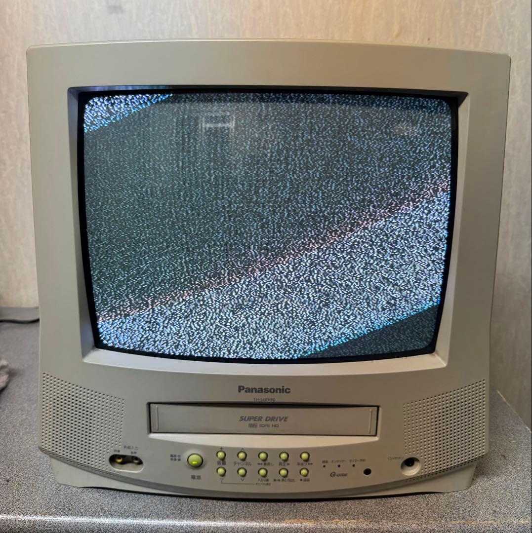 美品】Panasonic カラーテレビデオ TH-14EV50｜VHS再生OK - メルカリ
