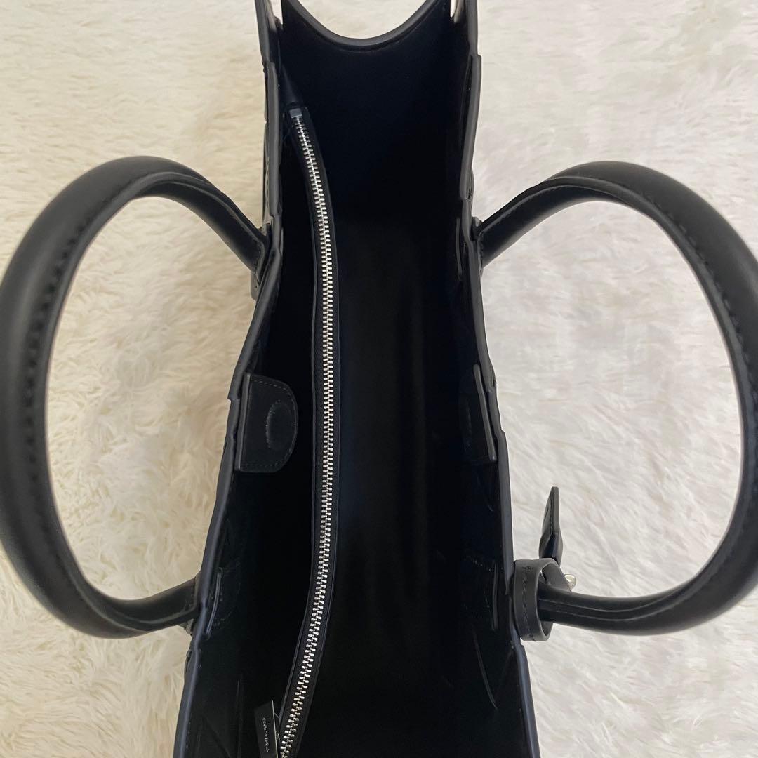 新品未使用 マイケルコース2wayショルダーバッグ レザー ブラック 小泉今日子