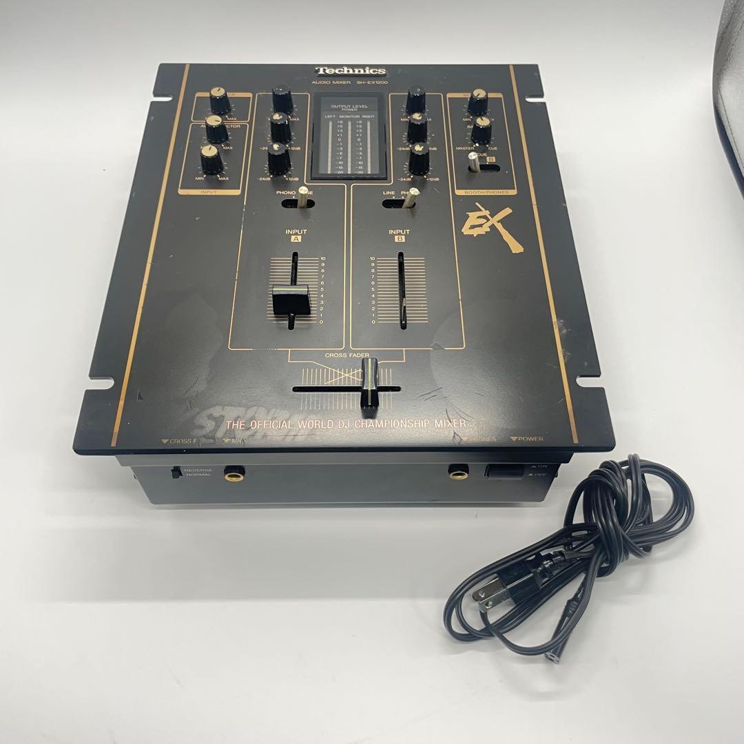 ◯Technics テクニクス SH-EX1200 DJミキサー 中古品のTechnics、DJミキサー/SH-EX1200 BKのご紹介です。