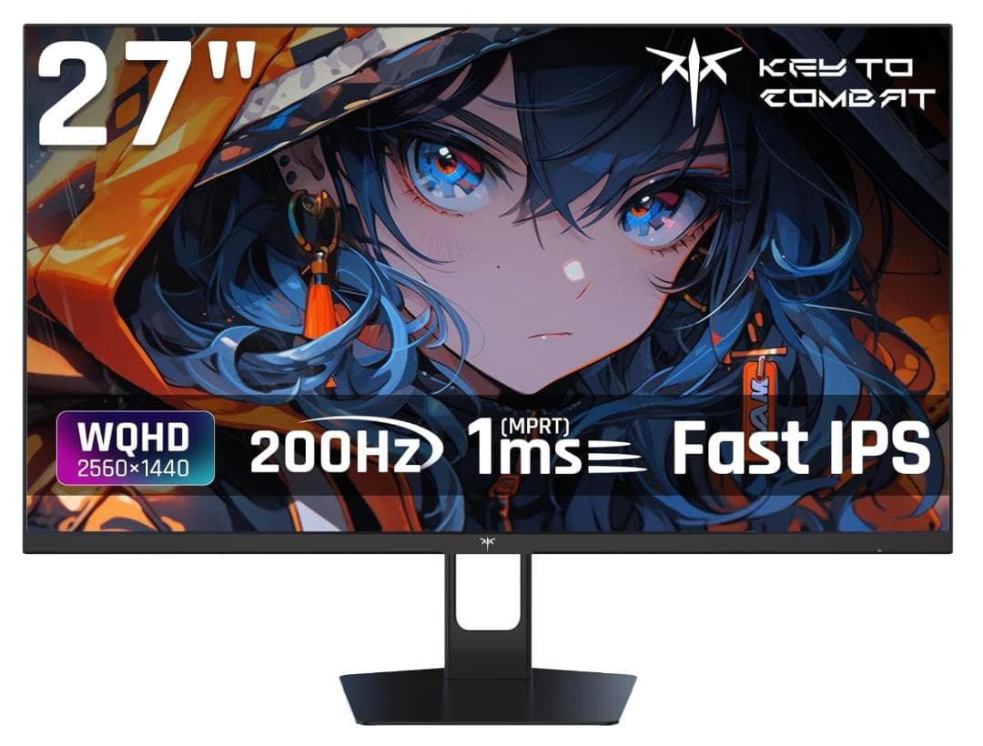 KTC 27インチゲーミングモニター WQHD (2560x1440) 美品 ② Amazon.co.jp: KTC 27インチ モニターWQHD(2560×1440) 100Hz IPSパネル