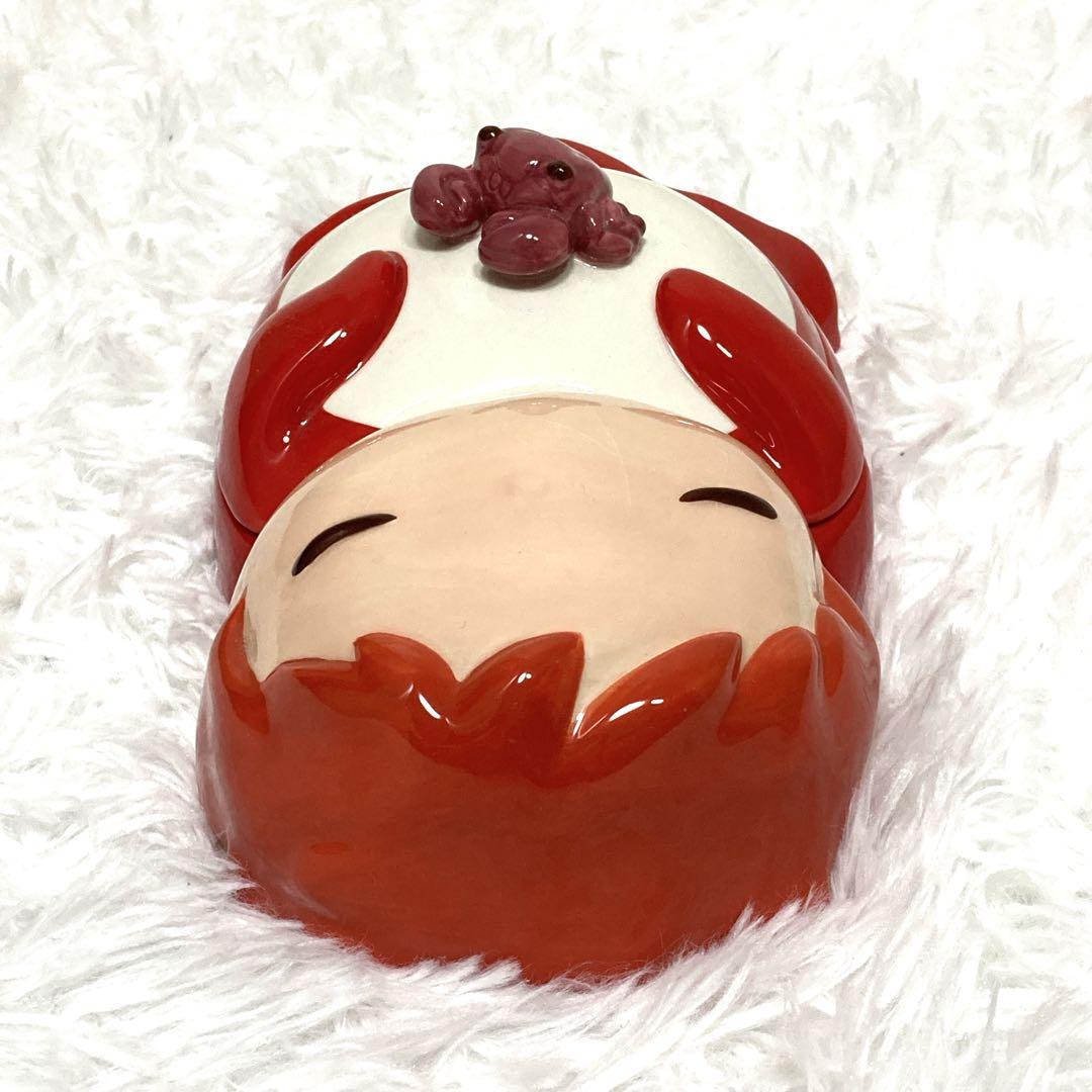 ♡激レア♡ ☆極美品☆ 崖の上のポニョ キャンディポット 陶器 ジブリ