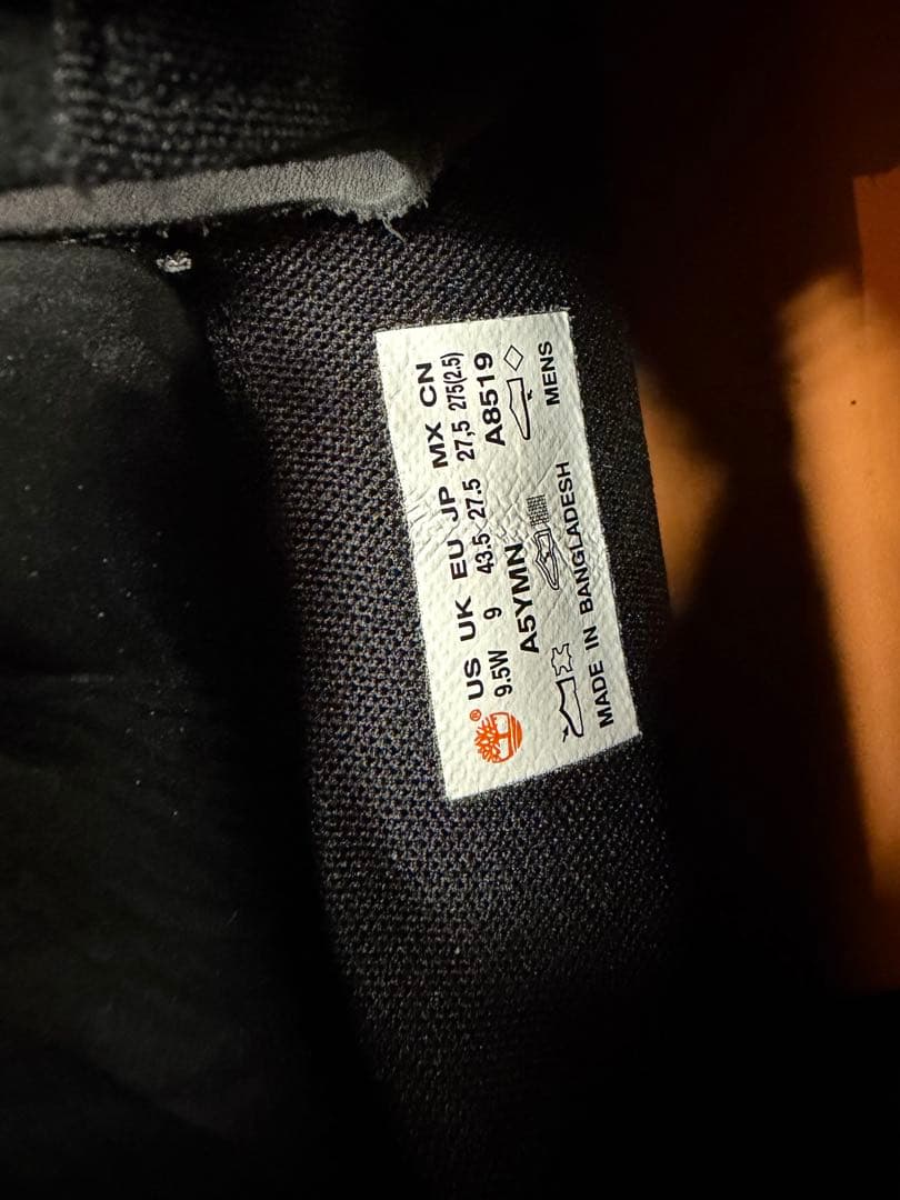 靴 Timberland premium WP boot black 27.5cm