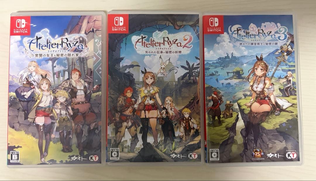 ライザのアトリエ1.2.3 Switchソフト まとめ売り - メルカリ