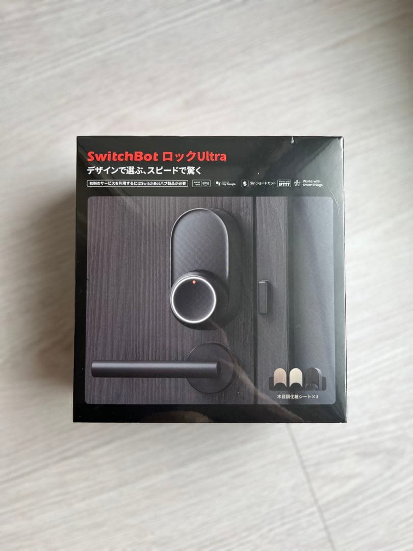 【新品未開封】SwitchBot ロックUltra SwitchBot ドアロックUltra 指紋認証セット | デザインで選ぶ