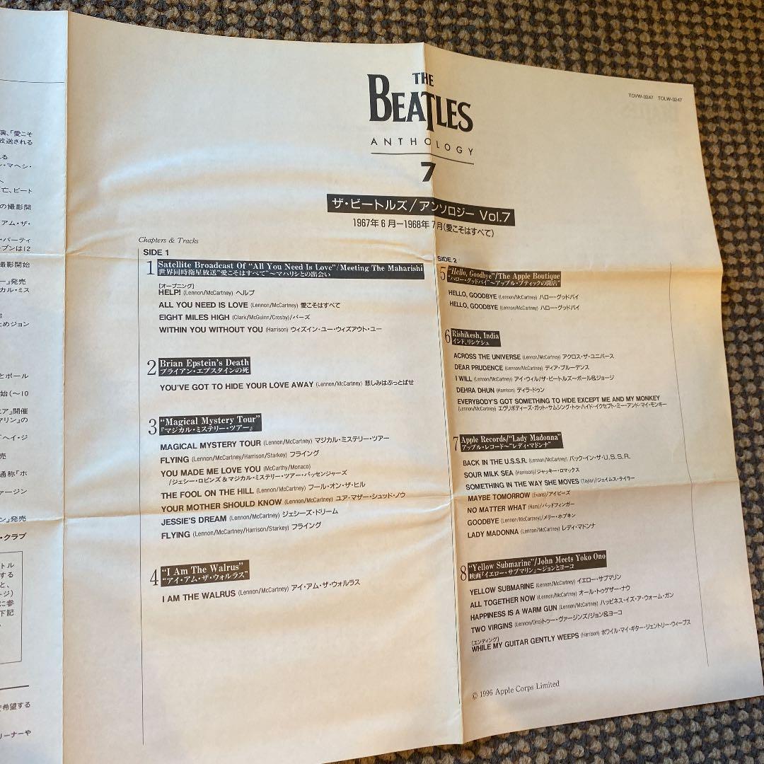☆ レア・希少 ☆ VHS ビデオテープ　ザ ・ビートルズ/アンソロジー 全８巻