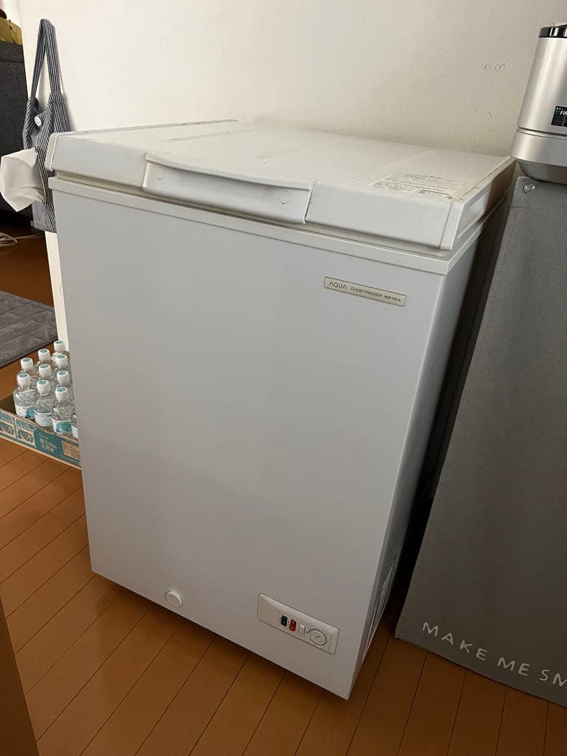 AQUA 103L チェスト型冷凍庫フリーザー 2015年製 直接引取可能