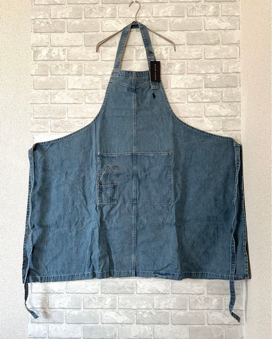 新品】ラルフローレン デニム エプロン ユニセックス フリーサイズ