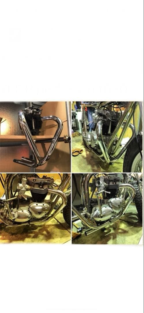 triumph ユニット TTパイプ 新品未使用 トライアンフ チョッパー