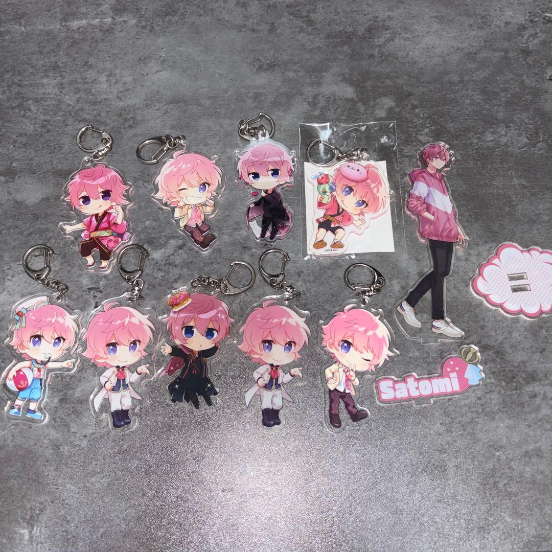 すとぷり さとみくん アクリルキーホルダー - メルカリ