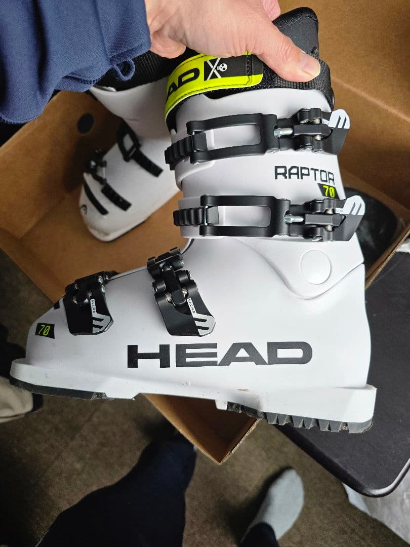 【程度良】HEAD RAPTOR 70 RS ジュニアスキーブーツ 24.5cm