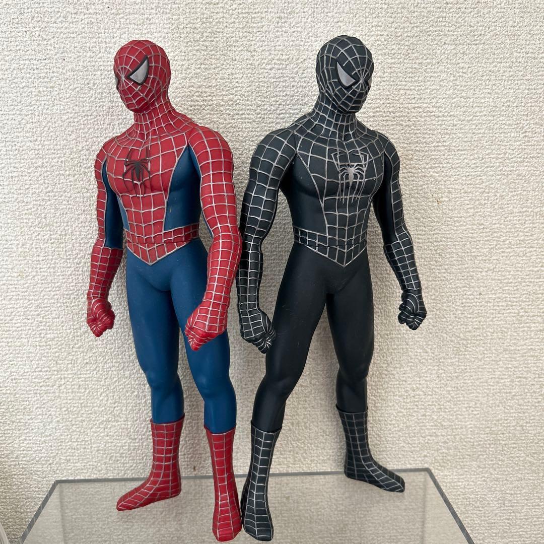スパイダーマン ブラックスパイダーマン BIGソフビ セット - メルカリ