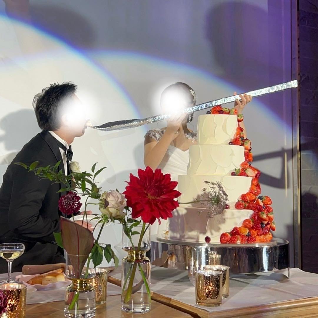 結婚式 ビッグスプーン 120cm ファーストバイト 手作り - メルカリ