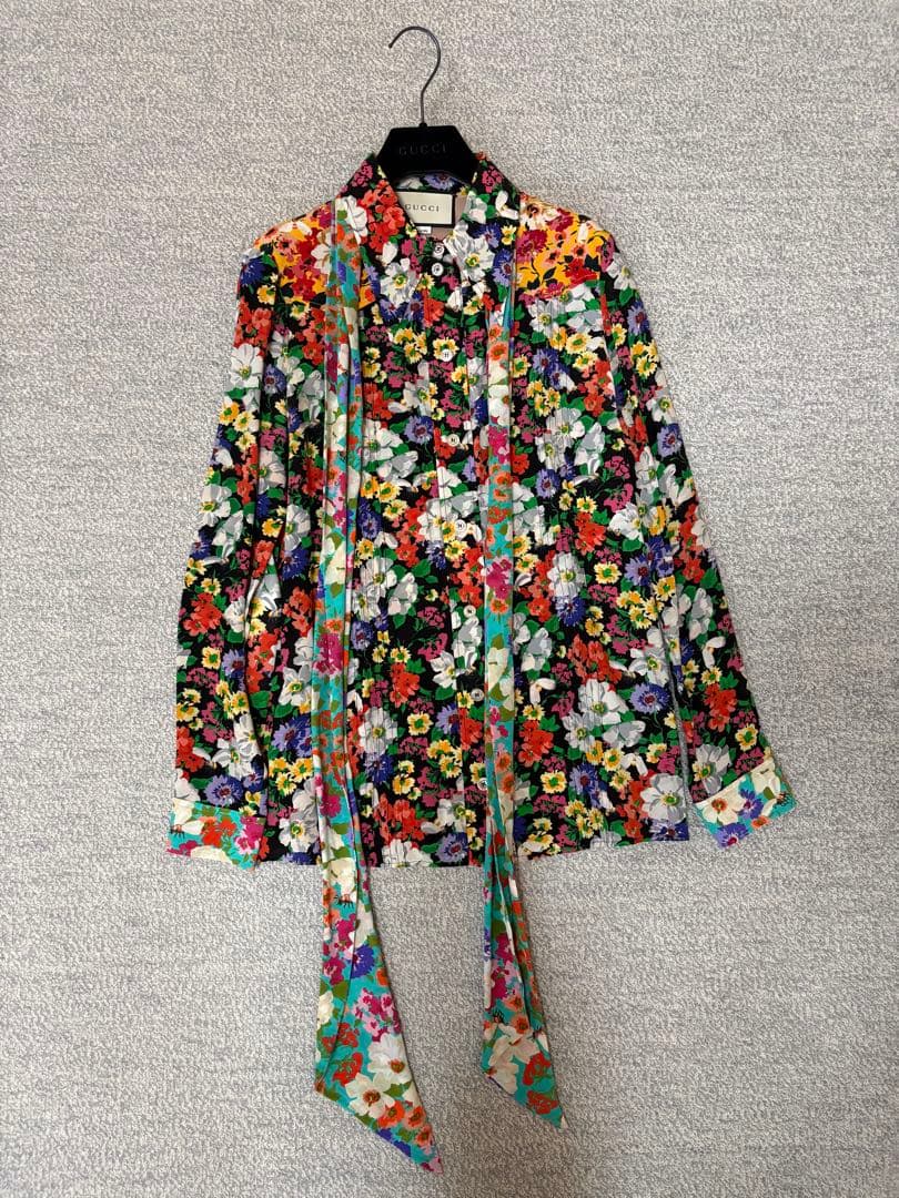 GUCCI フラワーブラウス　40 楽天市場】gucci 花柄 シャツの通販