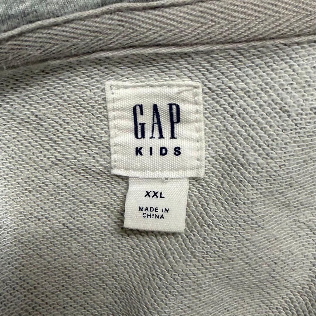 平成ギャル y2kグランジ GAP ジップアップ フーディ パーカー ロゴ