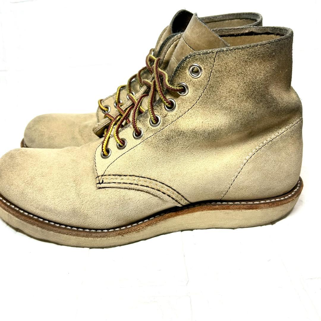 レッドウィング　８１６７　プレーントゥ　スエード　25.0cm 7D　ブーツ