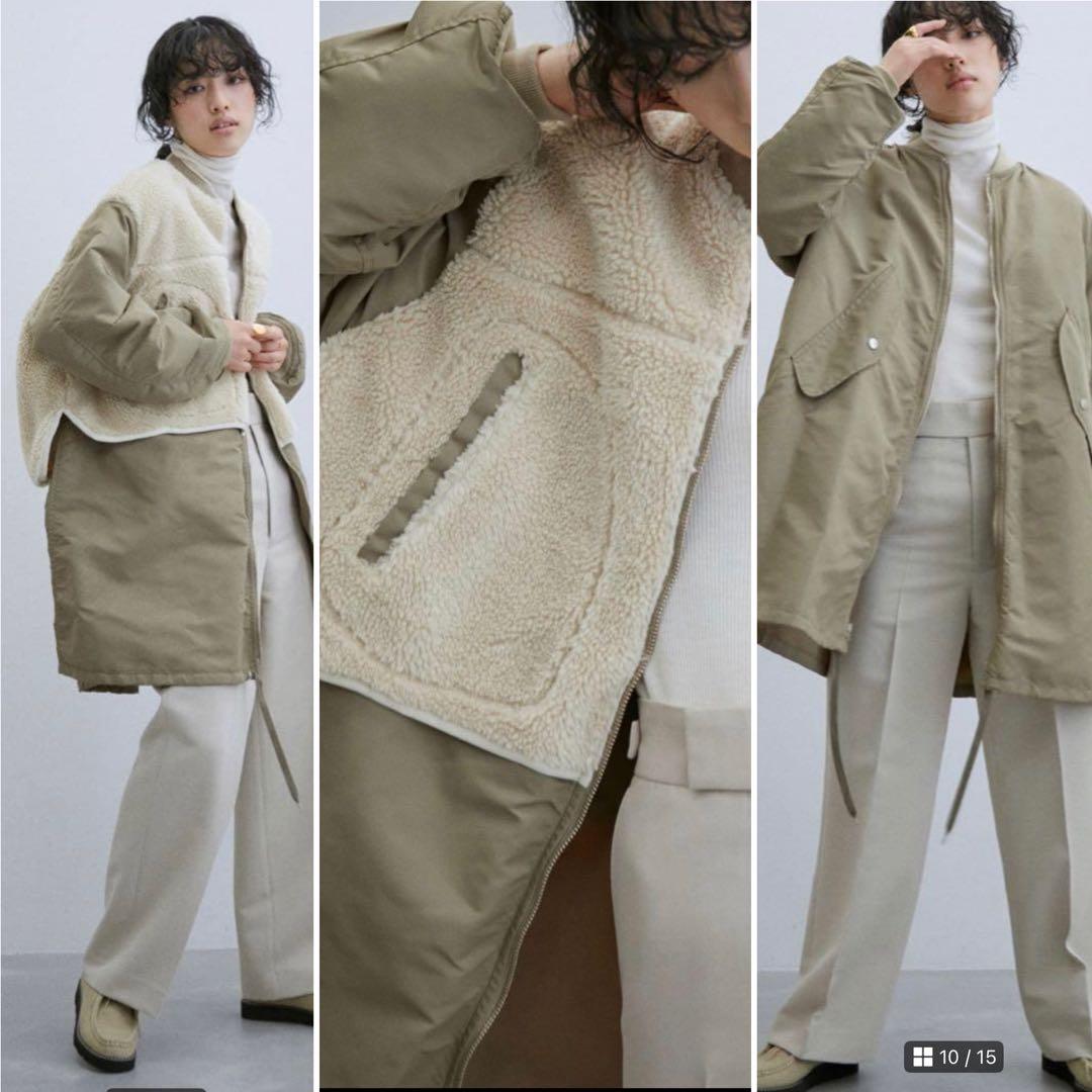 ドラマsilent 川口春奈着用コートADAM ET ROPE MA-1 - メルカリ