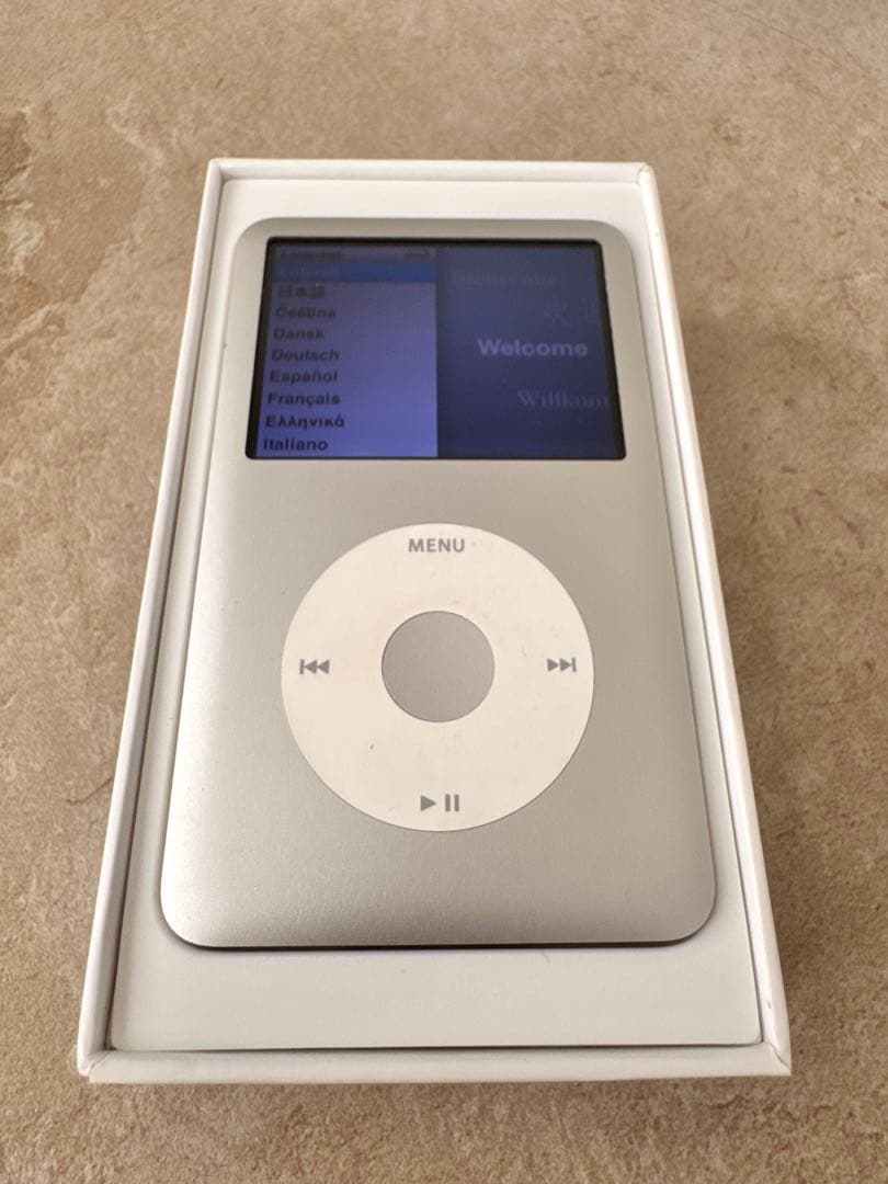 極美品】iPod classic 第7世代 160GB 新品バッテリー 箱付き - メルカリ