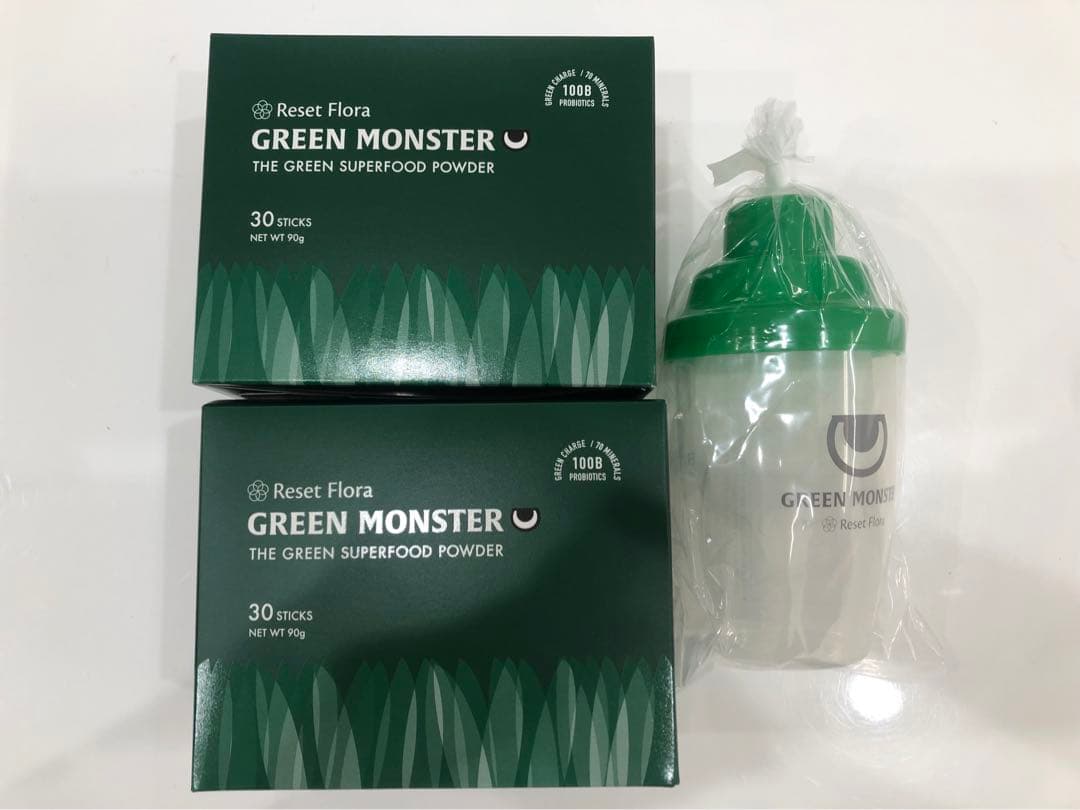 新品 シェイカー付き グリーンモンスター 乳酸菌 2箱 - メルカリ